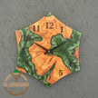 Personalized Olive Wood Wall Clock: Hexagonal Resin Epoxy Design
