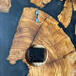 Oversized Epoxy Resin and Olive Wood Wall Clock, Large Live Edge Wood Art Clock: Home Decor (24'' - 40'')