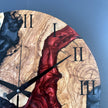 Epoxy Resin and Olive Wood Wall Clock | Wall Clock Modern | Kitchen Wall Clock | Unique Handmade Modern Wall Clock
