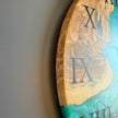 Epoxy Resin and Olive Wood Wall Clock | Live Edge Wood Slice Clock | Rustic Farmhouse Decor | Unique Handmade Modern Home Gift