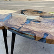 Epoxy Olive Wood Coffee Table: Custom Resin River End Table, Handmade Rustic Home Decor
