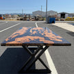 Epoxy Dining Table, Live Edge Resin Table: Modern Solid Wood Furniture