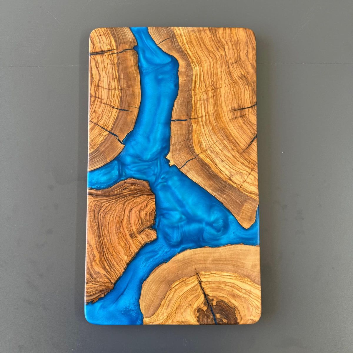Personalized Olive Wood Charcuterie Board, Custom Serving & Cheese Plate, Engraved Kitchen Board