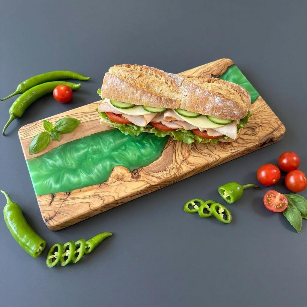 Personalized Olive Wood Charcuterie Board, Custom Serving & Cheese Plate, Engraved Kitchen Board