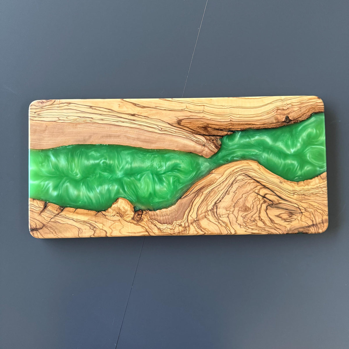 Personalized Olive Wood Charcuterie Board, Custom Serving & Cheese Plate, Engraved Kitchen Board