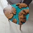 Handmade Olive Wood Epoxy Resin Nesting Tables – Luxury Natural Wood Side Tables