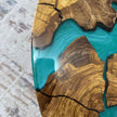 Handmade Olive Wood Epoxy Resin Coffee Table – Luxury Natural Center Table