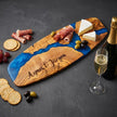Olive Wood Sushi Board with Epoxy Resin | Handmade Sashimi Serving Board | Japanese Style Serving Tray | Charcuterie Board | Kitchen Gift