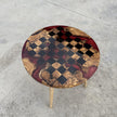 Epoxy Olive Wood Chess Table, Handmade Resin Chess Coffee Table, Luxury Wooden Chess Board Table