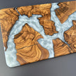 Handmade Olive Wood Charcuterie Board with Epoxy Resin | Rustic Cheese Plate | Wooden Serving Tray | Housewarming Gift | Wedding Gift