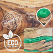 Handmade Olive Wood Charcuterie Board with Epoxy Resin | Rustic Cheese Plate | Wooden Serving Tray | Housewarming Gift | Wedding Gift