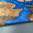 Artisan Olive Wood Serving Board with Epoxy Resin | Handmade Grazing Board | Wooden Cheese Platter | Luxury Kitchen Gift | Rustic Home Decor