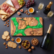 Large Olive Wood Charcuterie Board | Handmade Cheese Board with Epoxy Resin | Rustic Serving Tray | Sushi Platter