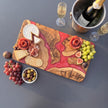 Handmade Olive Wood Serving Board with Epoxy Resin | Artisan Charcuterie Board | Cheese Platter | Rustic Kitchen Decor